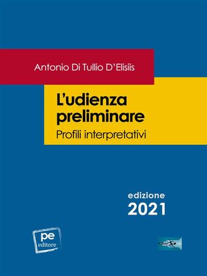 cover image of L'udienza preliminare